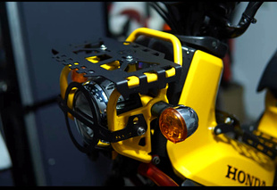 中货架 适用本田CC110大灯网罩灯网 灯罩 CUB110改装 前货架 CROSS
