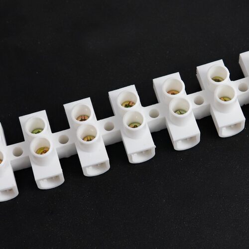 尼龙接线端子排X3-1012电线连接器2012接地端子塑料阻燃30A12位
