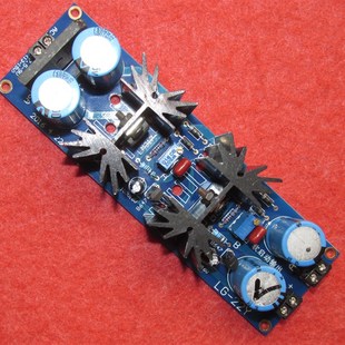 胆机灯丝用LM317可调软启动稳压线路成品板二路输出LG22C