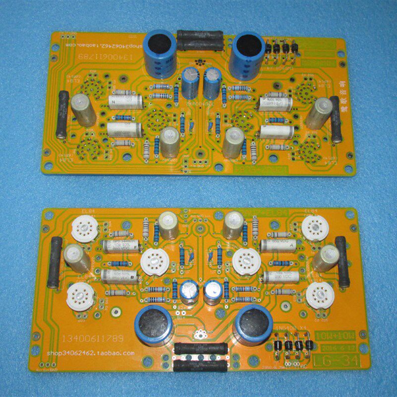 好声的德國线路12AU7+6P14 10W&times;2推挽线路板有正装反装二款