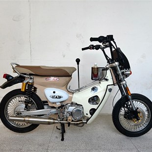 适用嘉陵CoCo加长坐垫毛毛虫座垫 CUB分色座包 幼兽双人菱形座椅