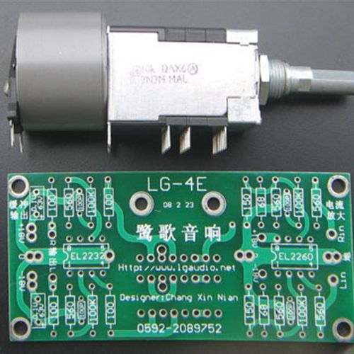 EL2260 3倍放大+音量电位器 + EL2232 运放缓冲输出LG4E