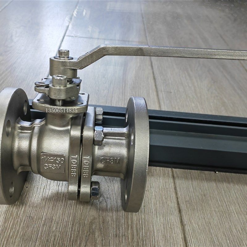 304/316L不锈钢美标手动法兰球阀150/300LB材质CF3M/CF8