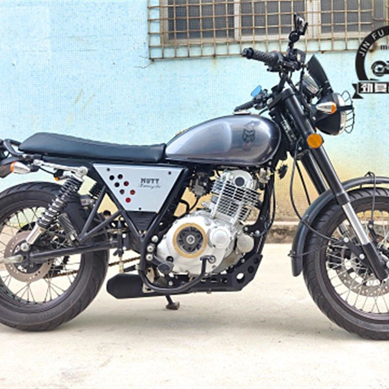 适用于轻骑24款林道版改装侧盖 攀爬250铁质边盖护板电池盖车架罩