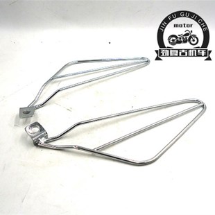 后尾架护杠 440尾翼U型管 适用鑫源400国棍400复古后扶手 攀爬400