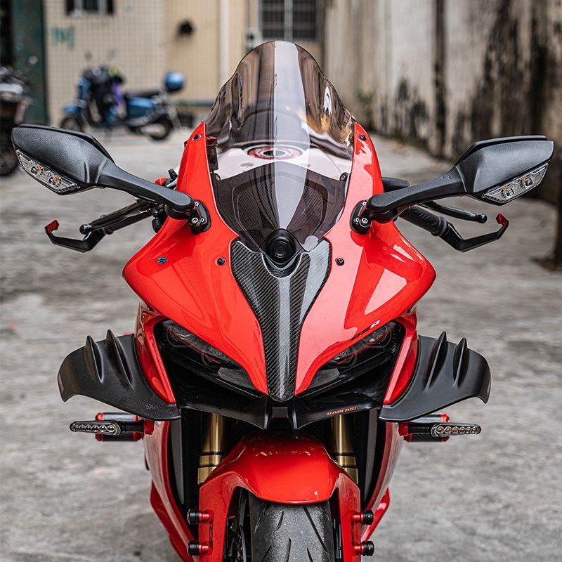 适用赛800 赛600RS碳纤维车头装饰盖头罩中间盖外壳改装件