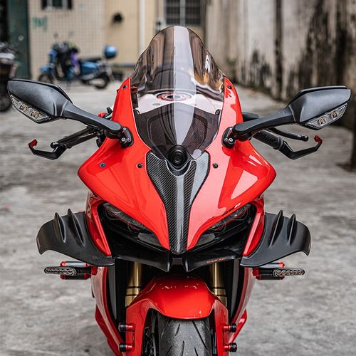 适用赛800 赛600RS碳纤维车头装饰盖头罩中间盖外壳改装件