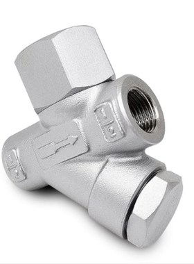 CS19W-16P不锈钢丝口Y型热动力式疏水阀铸钢耐高温蒸汽DN15 20 25