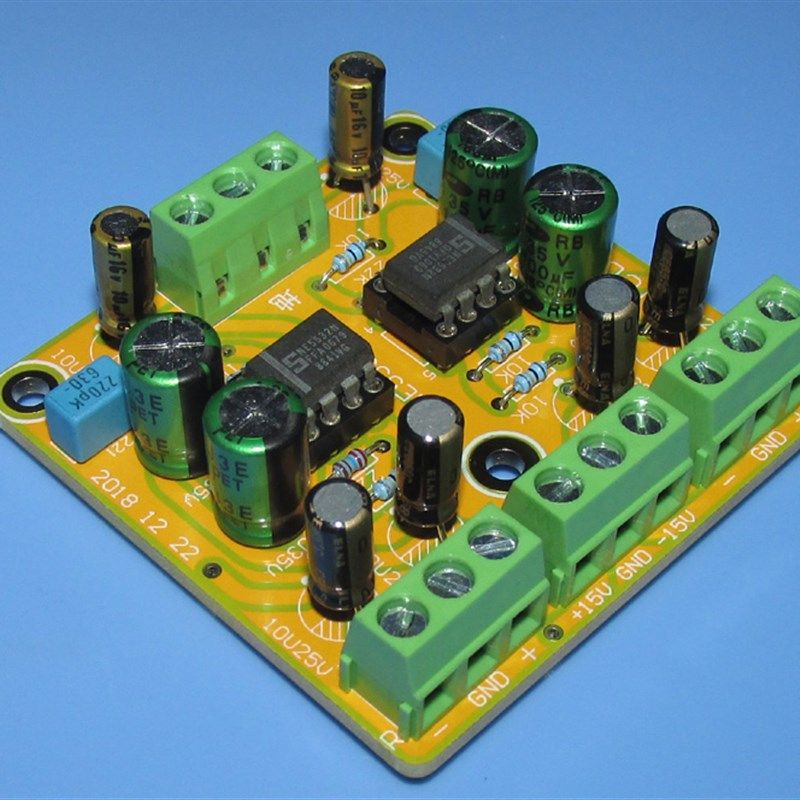 单端转平衡线路板功放桥接BTL倒相推动板优异性能噪声低JCDQ199B