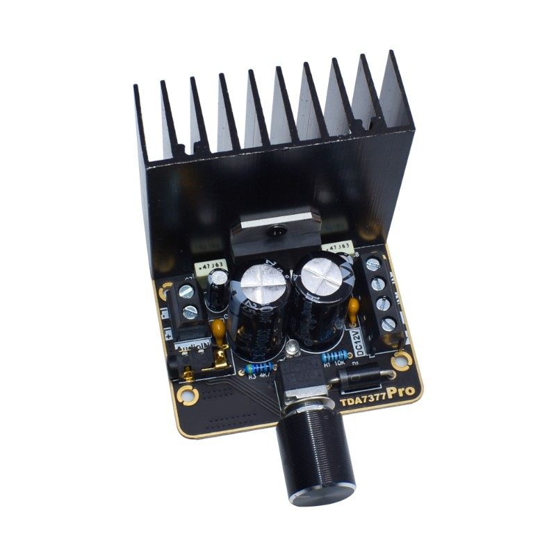 TDA7377数字功放板 2*30W双声道汽车功放级12V成品功放板模块AB类