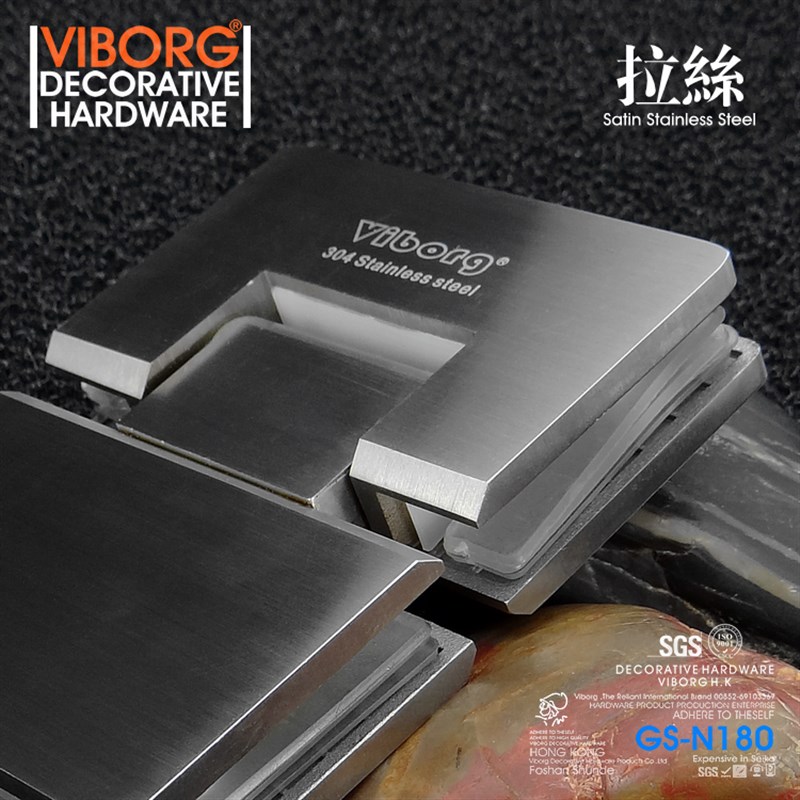 香港域堡 精铸0不锈钢浴室夹淋浴房合页玻璃门铰链G-N1度