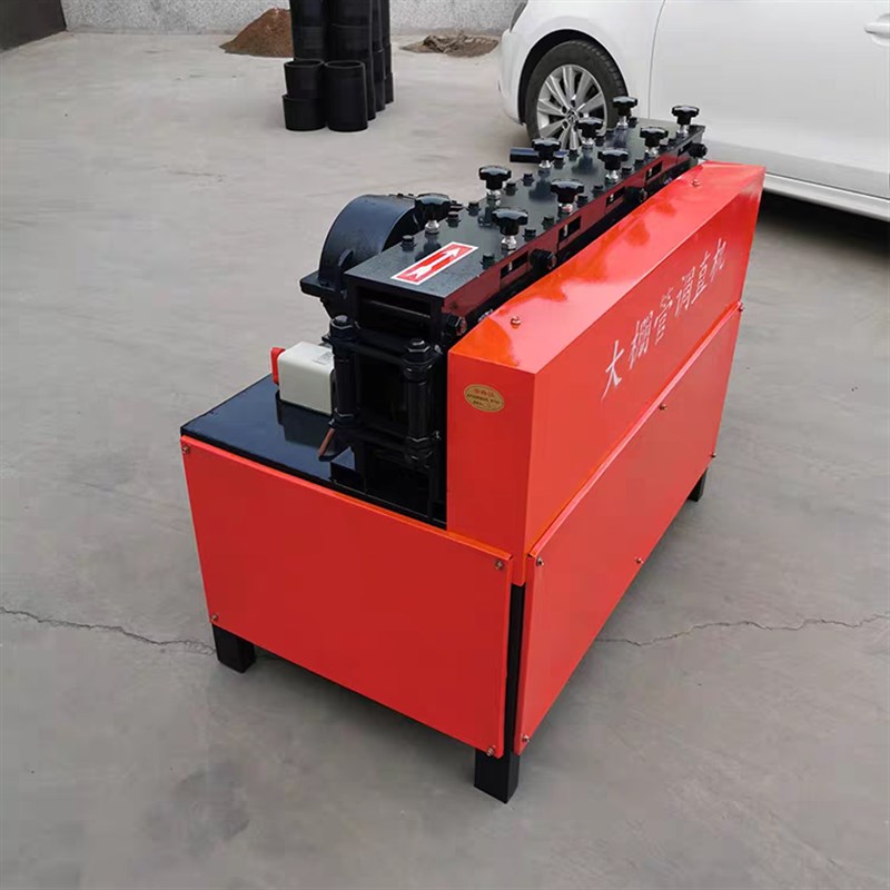 大棚钢管调直机22镀锌圆管拉直修复折弯机蔬菜大棚管矫直机