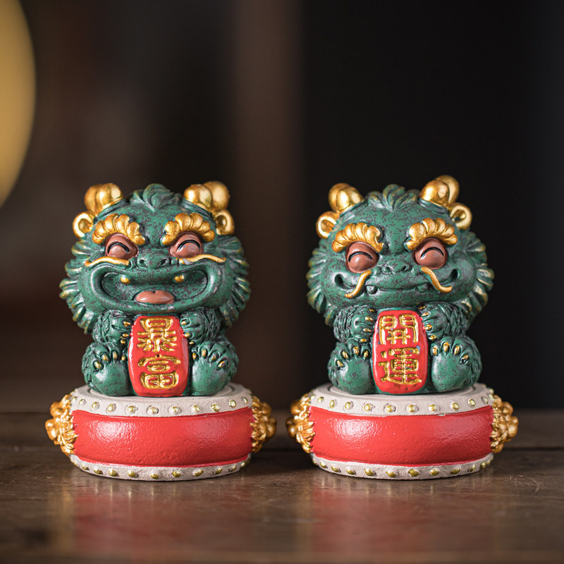 爱生肖龙招财工艺品彩金礼品创意小祥龙运暴富装饰品