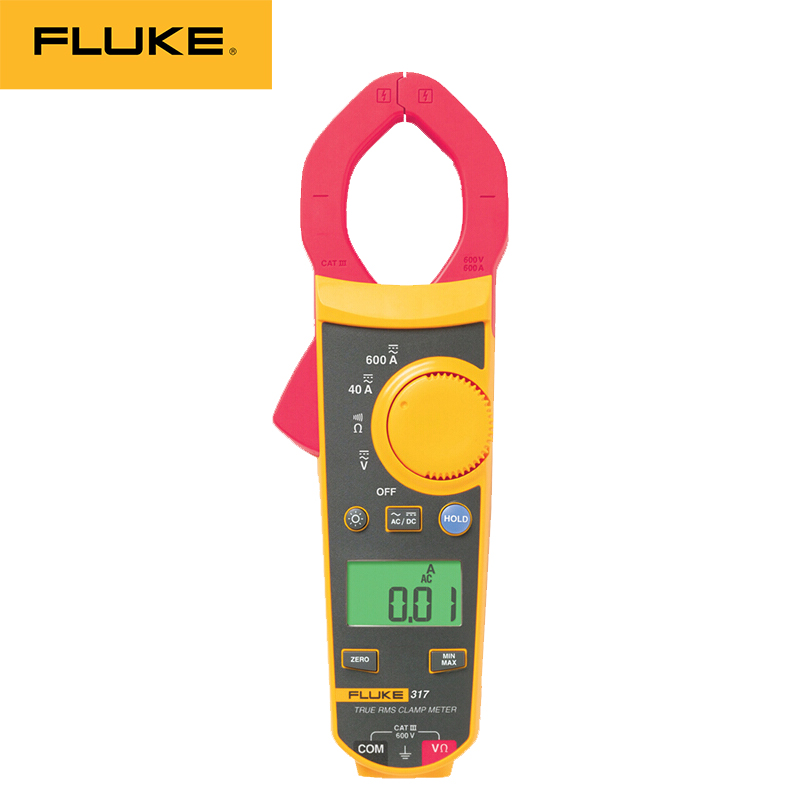 福禄克F2+FF5钳型电流表交直流钳形表万用表FFF19