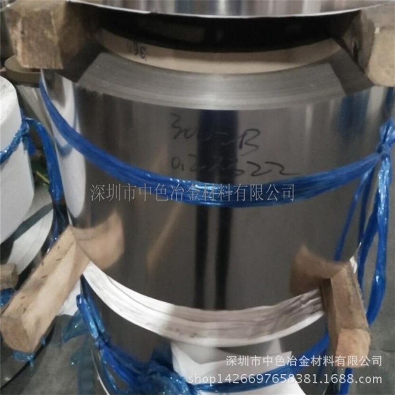进口sus304钢带 全硬不锈钢发条带 提供各种加工
