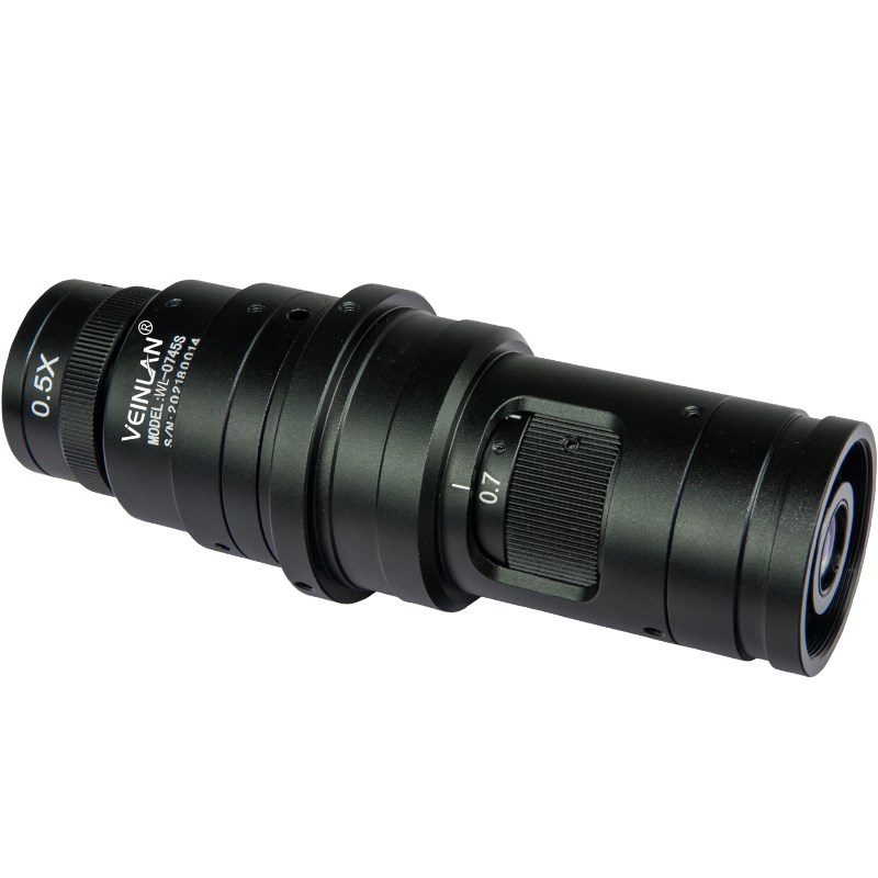 EINLN蔚蓝高倍率调镜头单筒工业电子显微镜金相物镜同轴平行光学