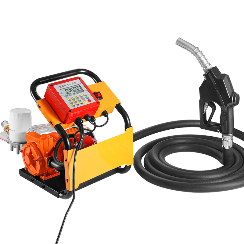 卡维特加油机V2V车载大流量柴油抽油泵定计量计价小型总成