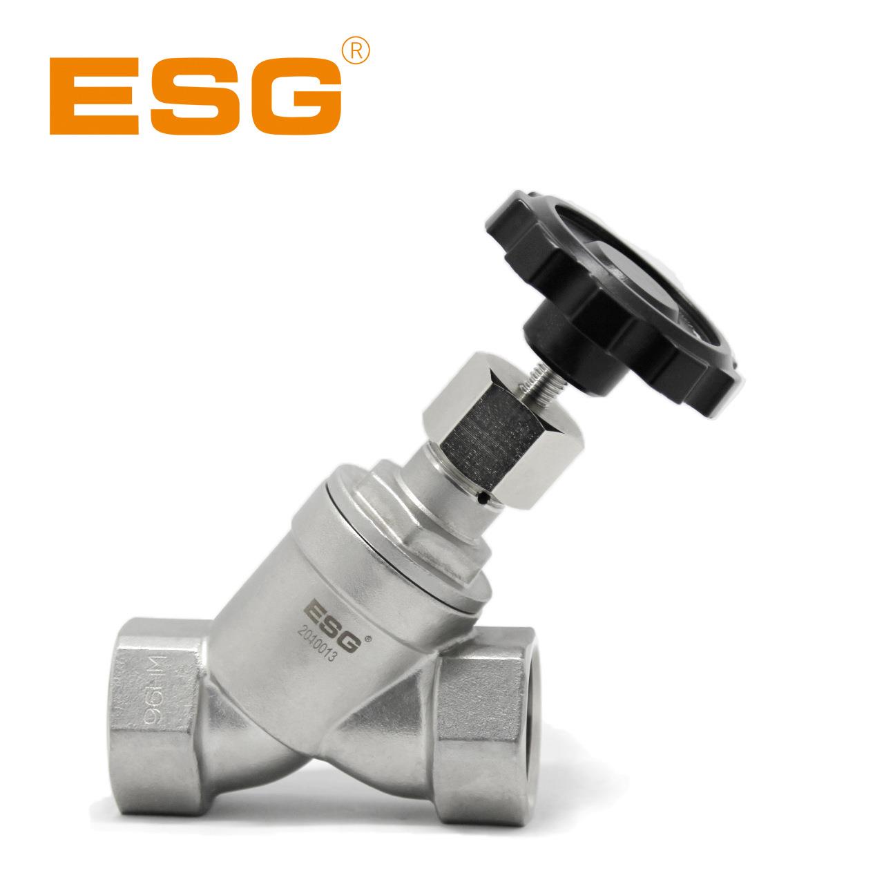 精锐阀门手动角座阀107系列不锈钢04螺纹式