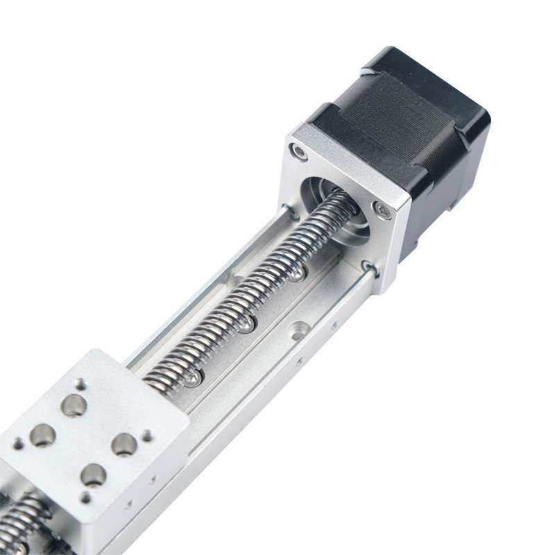 KHMOS微型梯形丝杆滑台HMS30数控升降小型直线导轨滑台直线模组