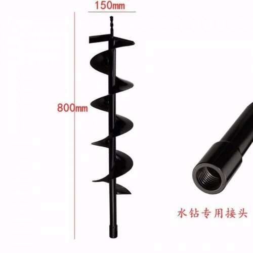 电锤地钻钻头打孔打桩机螺纹钻头钻土打洞挖坑螺旋钻头
