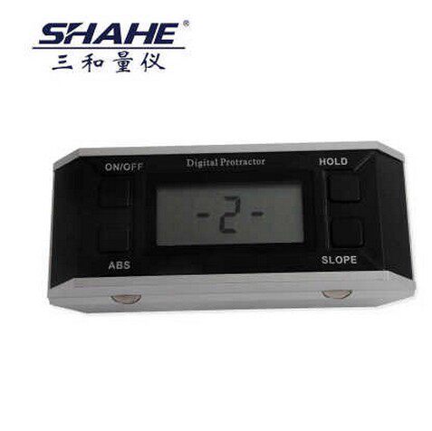 三和 数显倾角仪 数显倾角盒 数显水平仪 条式水平仪 带磁 0-360