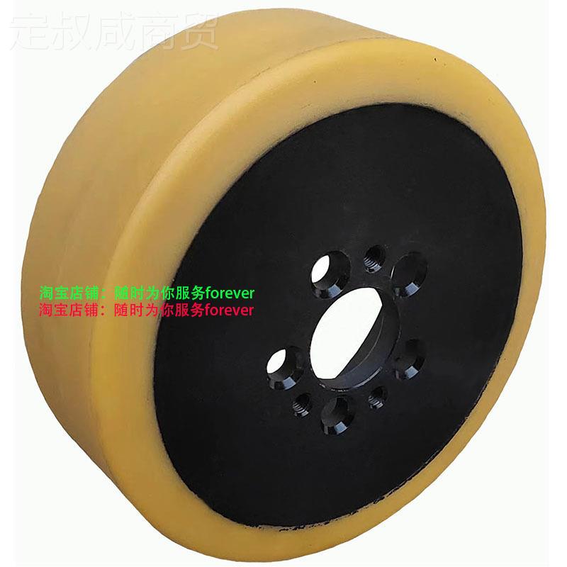 2吨永力堆高机轮ERC20驱动轮方向 2橡皮包胶MAT恒轮后轱辘子