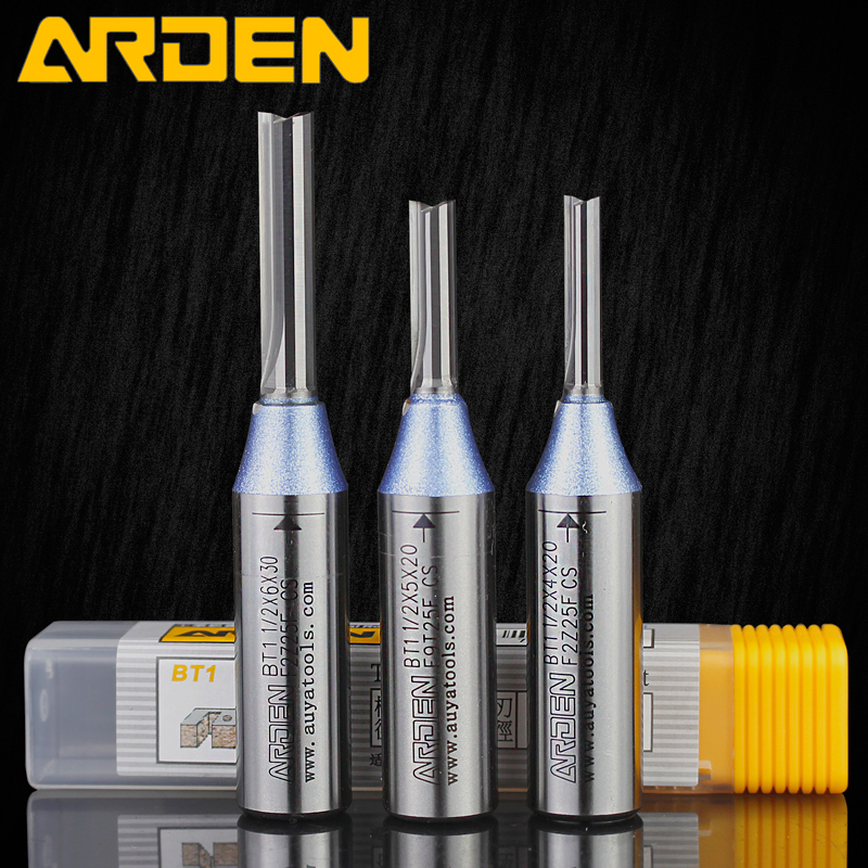 雅登魔力T1TCT直刀木工双刃切割开料合金刀具雕刻机开槽铣刀