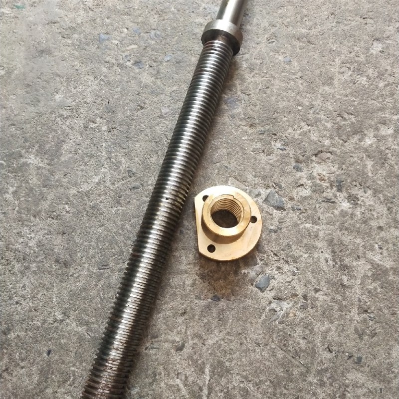 上海沪东机床厂B6050刨床配件升降丝杆517升降螺母642 /T30*4