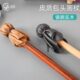 绘岳60cm油画专用手杖画撑80cm古典牛皮包头球型头手杖榉木油画工