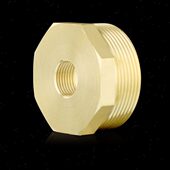 4分X2寸外丝转4分内丝补芯二寸变径四分内外丝水管铜接头配件管件