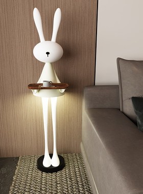 2024新款卡通k奶油风法式客厅沙发卧室床头立式网红摆件氛围落地