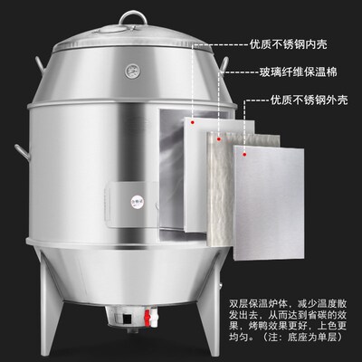 脆皮五花肉烤炉90世厨双层北京烤鸭烤鸡炉烧O鹅炉烤肉吊烤炉烧腊