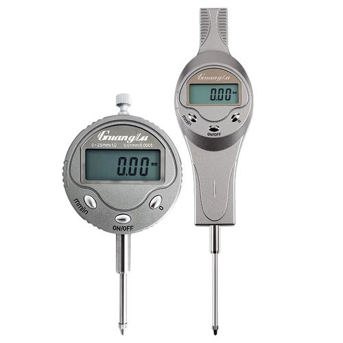 广陆数显百分表0-50电子数字千分表0-6.5-12.7-25.4mm高精度