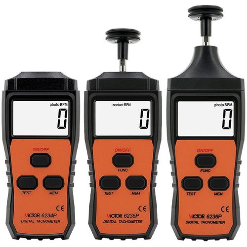 转速测速仪VC6236P激光测转速仪电机马达数显转速表转速计四