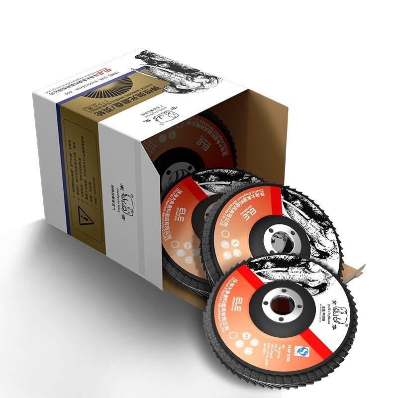 金象百叶片百叶轮10n0打磨不锈钢抛光加厚纱布轮角磨机木工千叶片