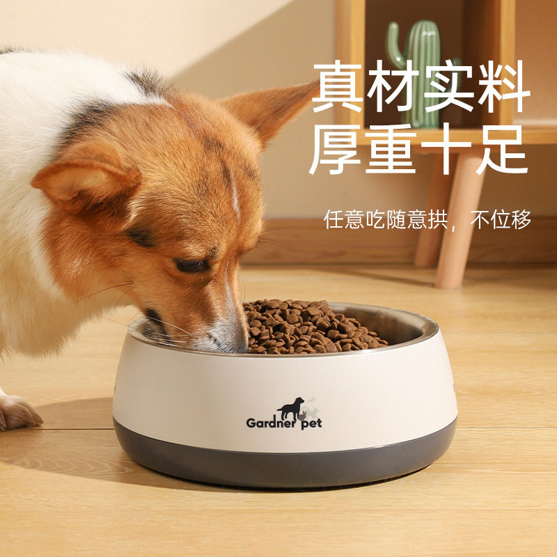 狗碗不锈钢大号防打翻可分离x宠物食盆狗碗狗狗食盆水碗猫碗金毛