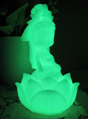 是秀儿?年轻人的第一尊观音!家居装饰创意高档汽车书桌茶几摆件