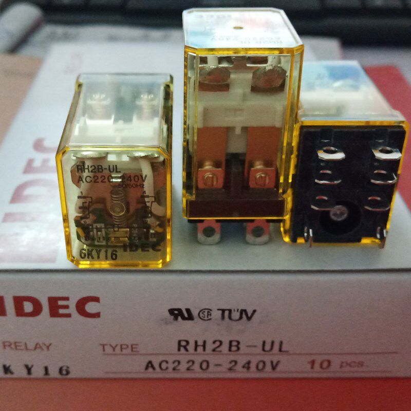 原装IDEC和泉继电器RH2B-UL RM2B-UL小8脚 触点10A RU4S-D24 A220