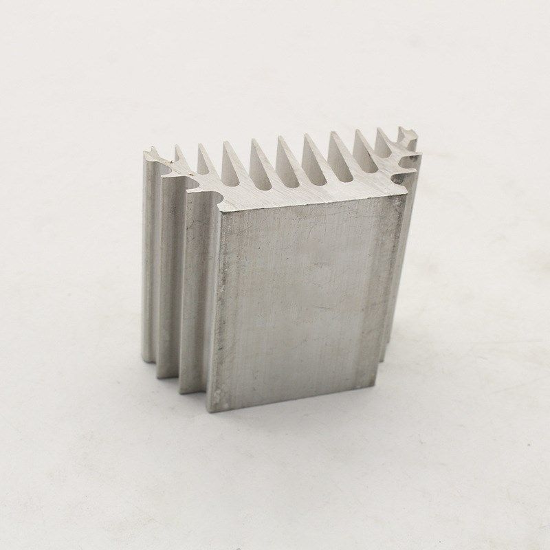 铝合金散热器加工 铝块散热片CNC挤压 大功率电子散热器铝型材