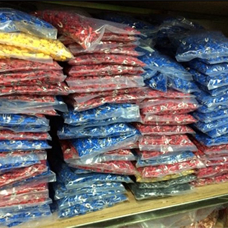 O型冷压端子RV5.5-6圆形接线端子 预绝缘端头 线耳 铜接线鼻子