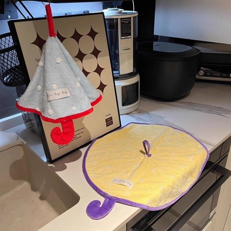 小红书同款小雨伞擦手巾挂式可爱卫生间吸水速毛巾厨房珊瑚绒手帕,纺织面料/辅料/配套,服装加工设备,淘宝优惠券,粉丝福利购,淘宝优惠卷