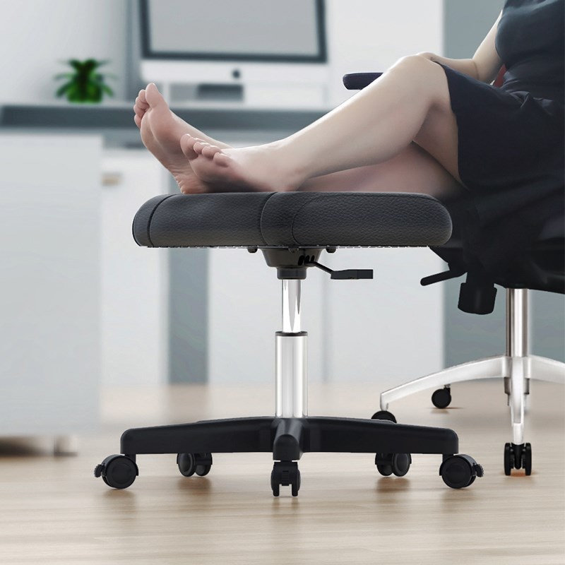 搁脚凳子可调节升降移动放腿沙发凳家用办公室垫脚翘脚凳午休神器