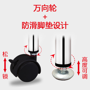 加厚厨房置物架不锈钢落地微波炉置物架烤箱架收纳架储物架火锅架