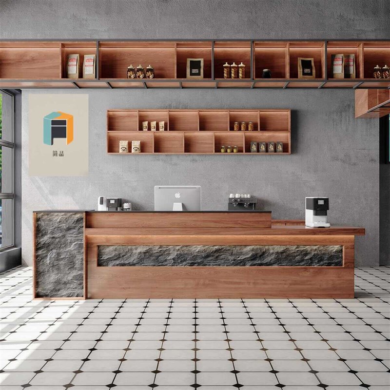 台球馆服务台咖啡厅收银台健身房接待台酒吧吧台酒店公司前台原木