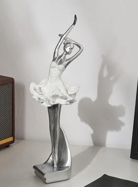 北欧风芭蕾舞者i桌面摆件家居饰品现代轻奢高档艺术办公室酒柜装