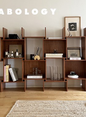 LABOLOGY HOM格格置物架意式古风落地书架收纳书柜展示