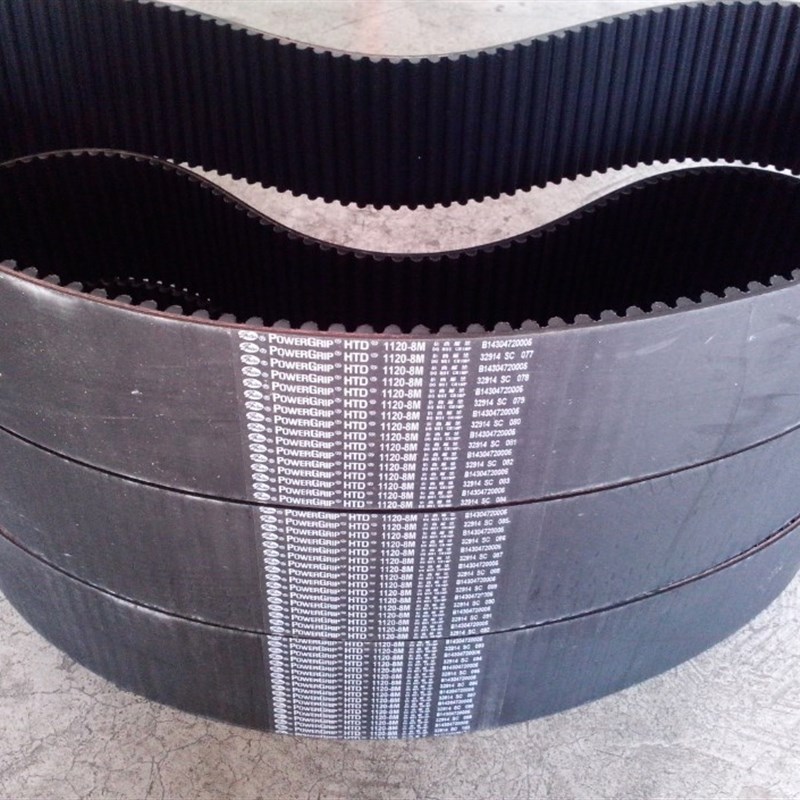 橡胶皮带HTD2080-8M 2104-8M 2160-8M 2200-8M进口盖茨阪东同步带