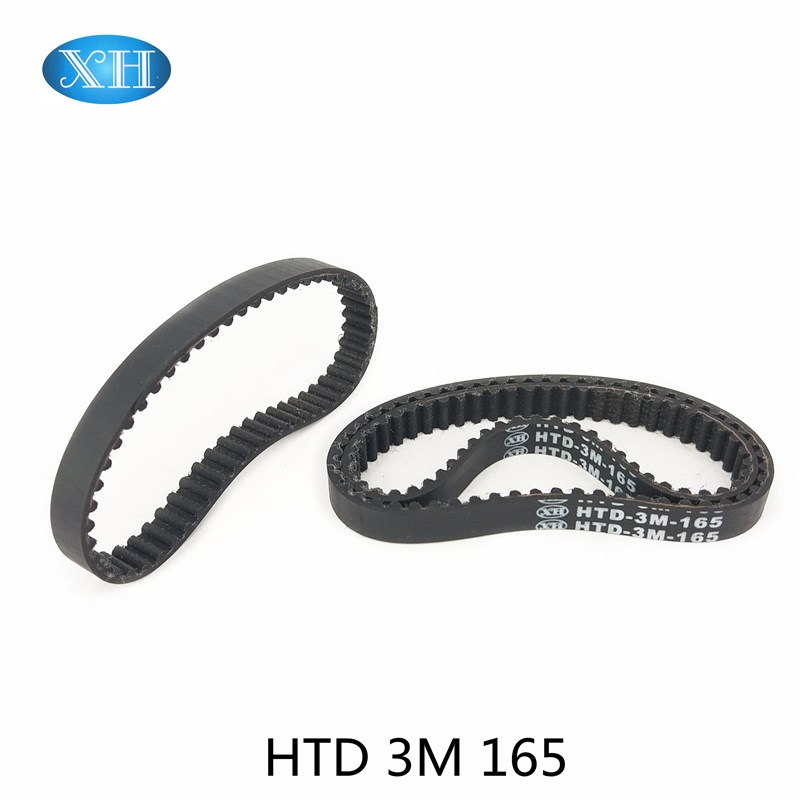 X H同步带HTD3M165传动带STS RPP 55双面齿DA DB背加胶海绵彩胶