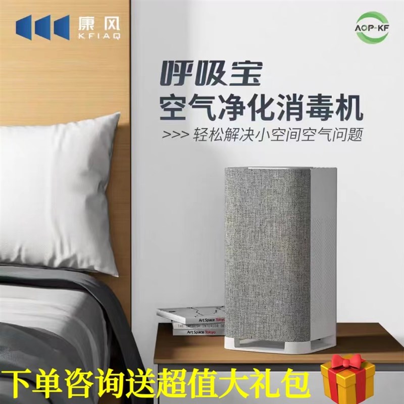 康风呼吸宝空气净化器家用除甲醛消毒机母婴卧室内小型桌面净化机