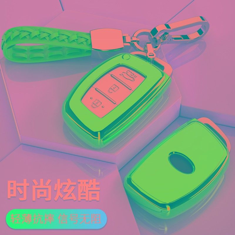 适用老款现代ix35钥匙套ix25壳名图扣领动包朗动瑞纳汽车改装件女